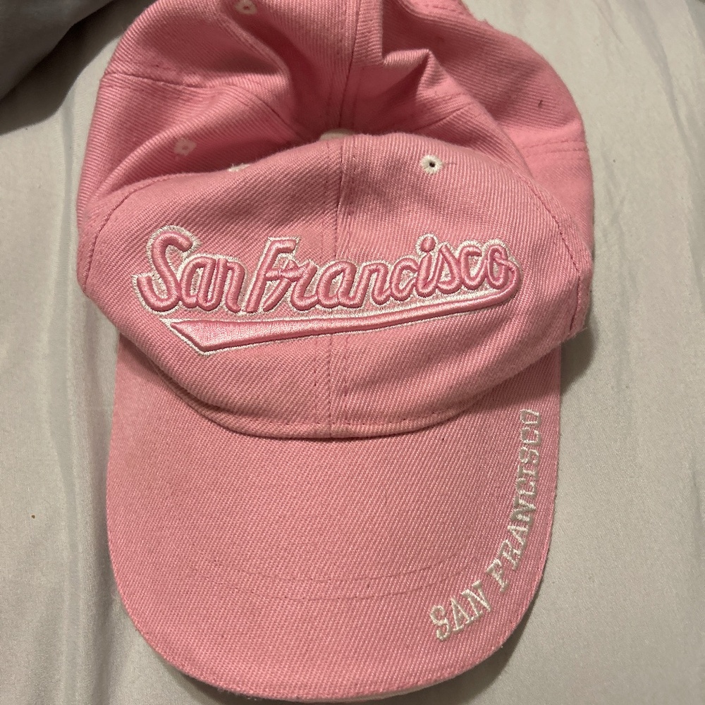 Pink San Francisco hat